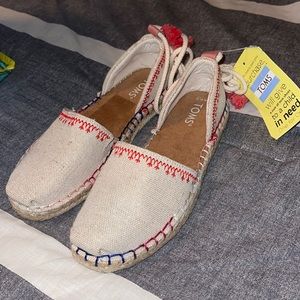 Toms Katalina Natural Metallic Jute